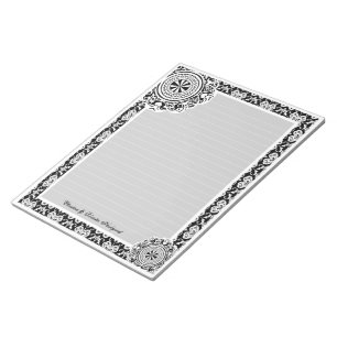 Arabesque White Lace, Notizblock