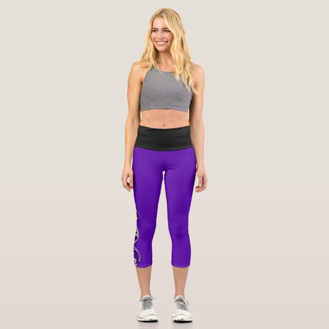 Arabesques Capri Leggings (Vorderseite)