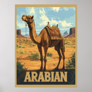 Arabian Desert Adventure - Camel Poster