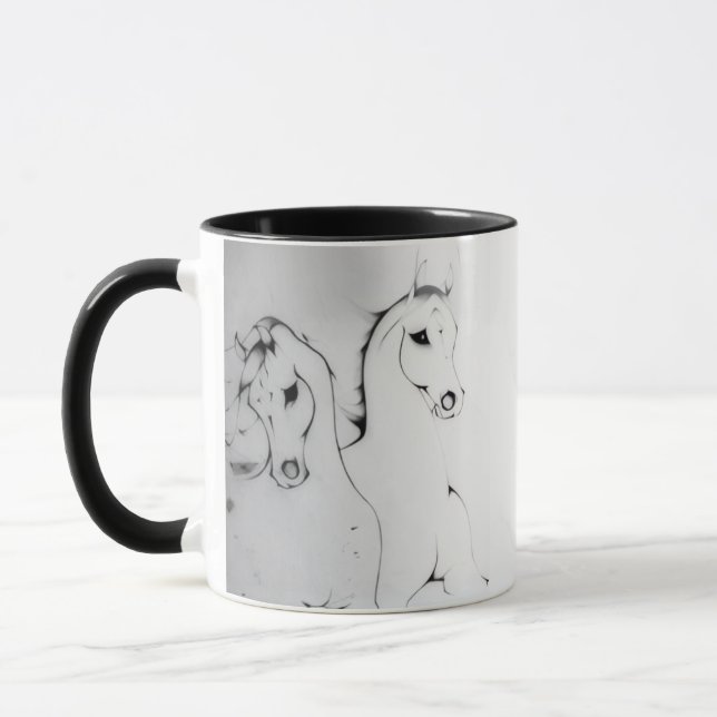 "Arabian Horse" by Adelia Audi Tasse (Links)