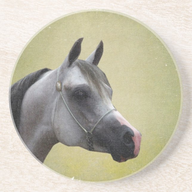 Arabian Horse Grunge Getränkeuntersetzer (Vorne)