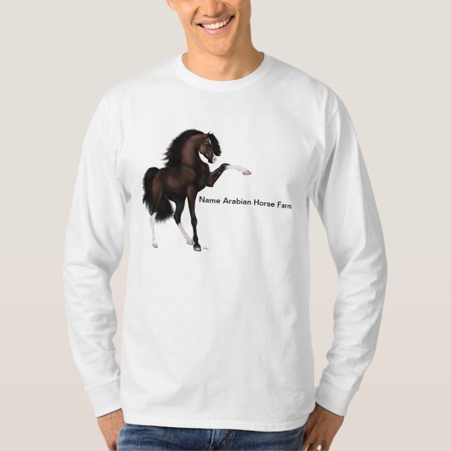 Arabian Horse Passion Brown T-Shirt (Vorderseite)