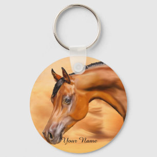 Arabian Horse Personalized Schlüsselanhänger