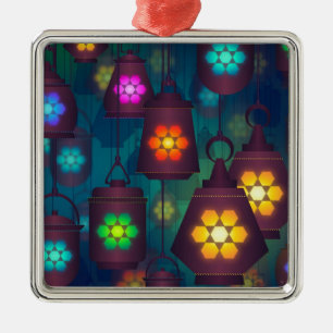 Arabian Lanterns Nahost-Design Silbernes Ornament