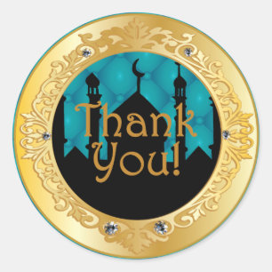 Arabian Night Party, vielen Dank Stickers