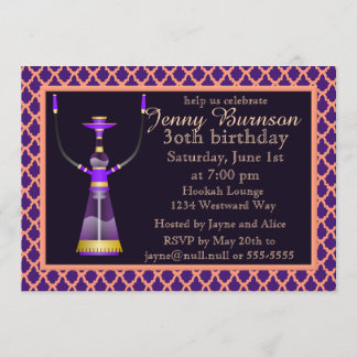 Arabian Nights Hookah Party Einladung