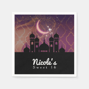 Arabian Nights Marokkanische Nahost-Party Serviette