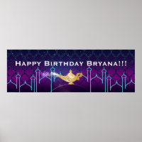 Arabian Nights Marokkanisches Banner zur Geburtsta