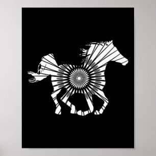 Arabian Pferd Reiten Ausdauerrennen Pony Geschenk Poster