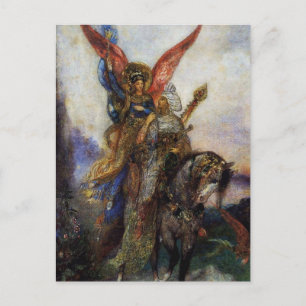 "Arabian Poet" Angel Art von Gustave Moreau Postkarte
