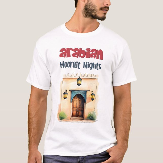 Arabian Ramadan Moonlit 1001 Nächte T-Shirt (Vorderseite)