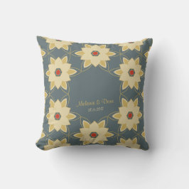Arabianischer Stil Blumenmuster CC0145 Kissen Für Draußen