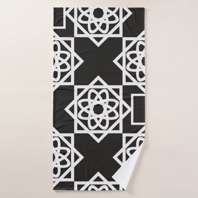 Arabic geometric pattern. Art decor. Islam. Flower Badehandtuch (Badehandtuch)