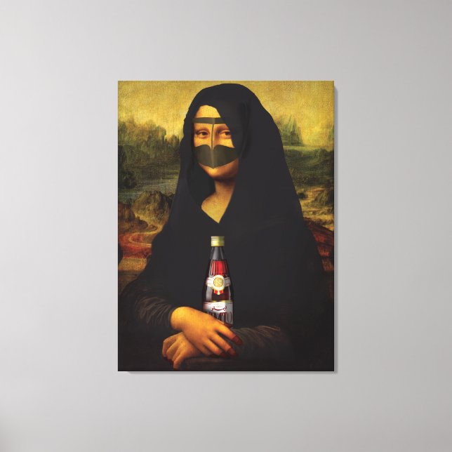 Arabic Mona Lisa Leinwanddruck (Vorderseite)