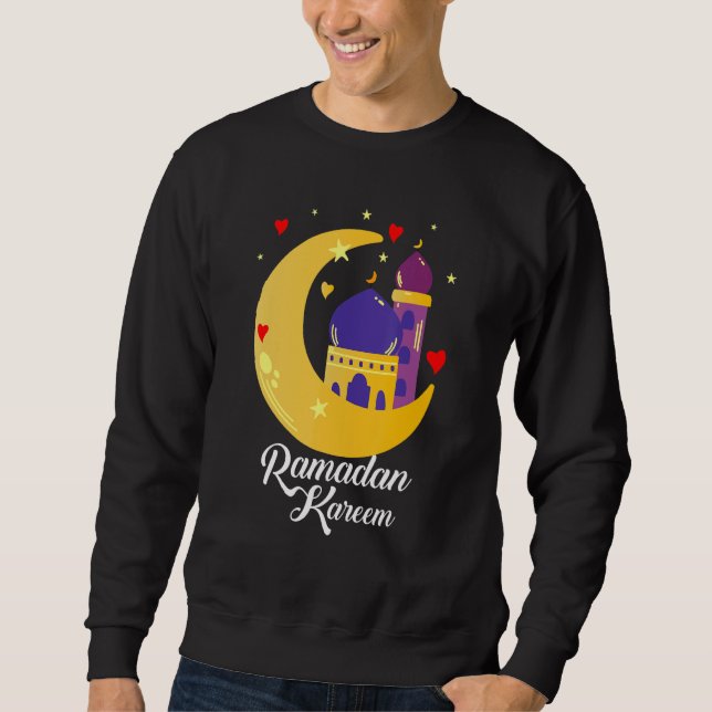 Arabic Ramadan Mubarak Decoration Islamic Celebrat Sweatshirt (Vorderseite)