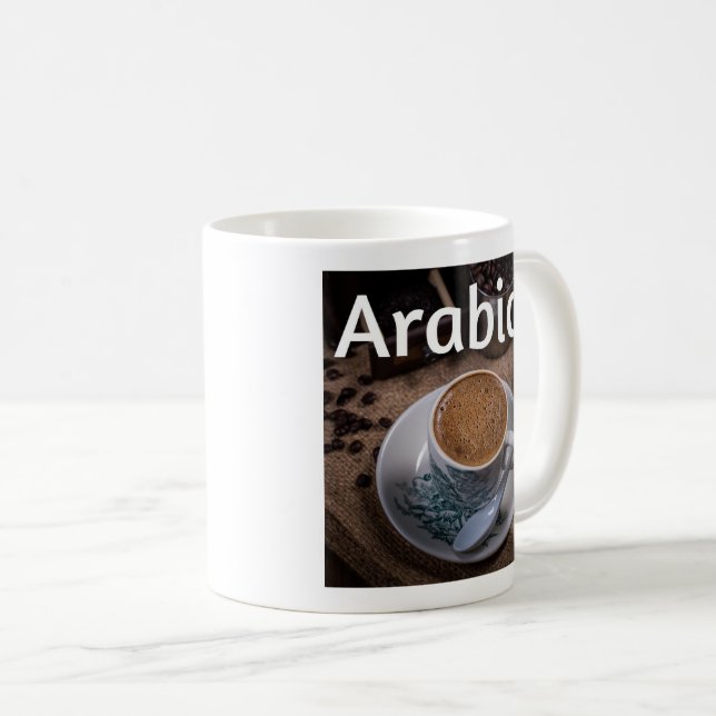 Arabica Coffee Tasse #2B (VorderseiteRechts)