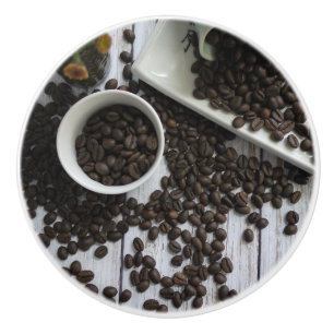 Arabica-Kaffeebohnen für den Kaffee-Fanatiker Keramikknauf