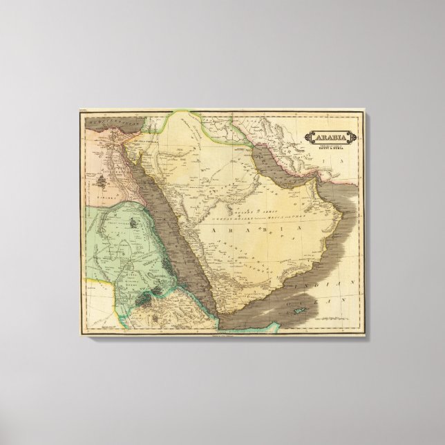 Arabien, Ägypten, Nubien Leinwanddruck (Vorderseite)