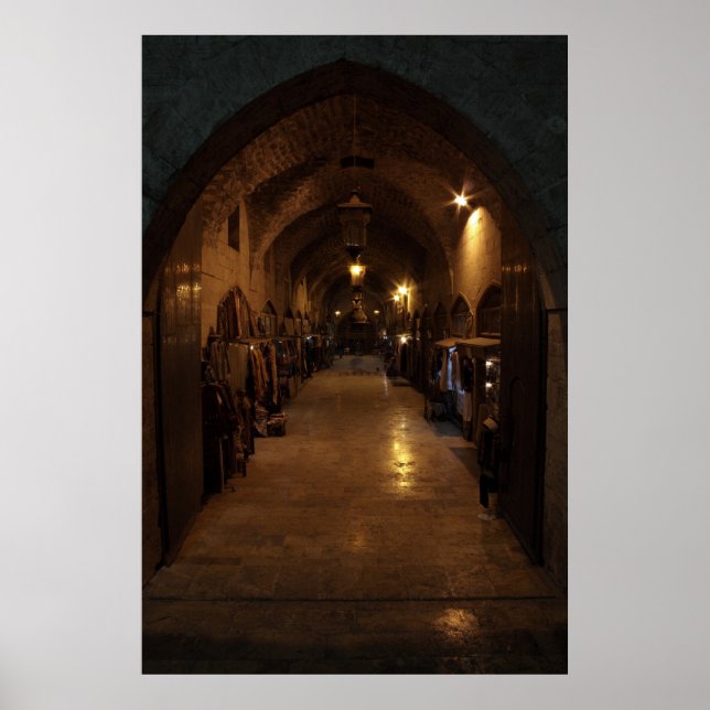 Arabisch Aleppo Handcraft Bazaar - Syrien - Naher  Poster (Vorne)