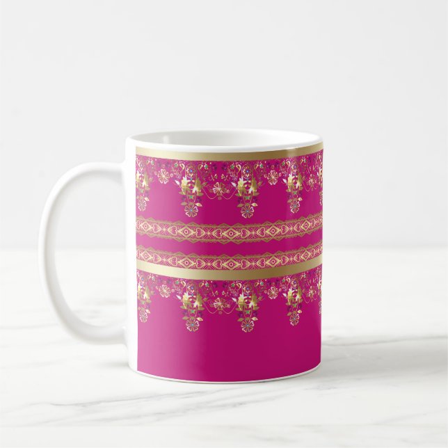 Arabisch antik dekorativ Ost ornamental barock Kaffeetasse (Links)