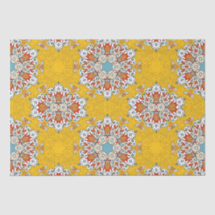 Arabisch Boho Elegant Geometric Marokkanischer Gel Seidenpapier