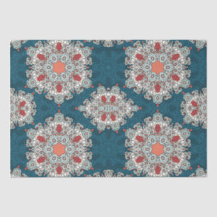 Arabisch Boho Elegant Geometric Marokkanisches Ret Seidenpapier