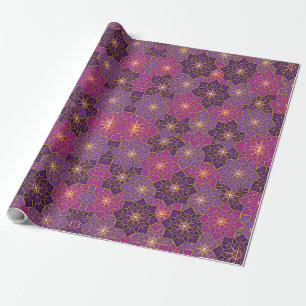 Arabisch Boho Elegant Geometrisch Marokkanisches R Geschenkpapier