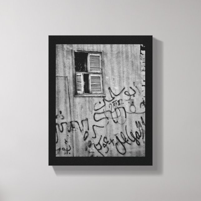 Arabisch Grafitti Leinwanddruck (Vorderseite)