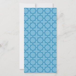 Arabisch-marokkanisches Gitter in Denim Blue