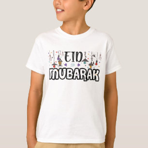 Arabisch muslimischer Holiday Eid Al-Fitr, Adha Mu T-Shirt