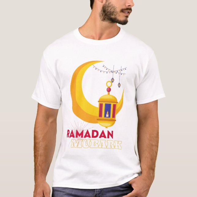 Arabisch Ramadan Kareem-Ramadan Mubark 2021 tee | (Vorderseite)
