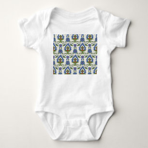 Arabisch Traditionell: Iznik Tile nahtlos. Baby Strampler