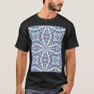 Arabisch Vintages nahtloses Muster T-Shirt