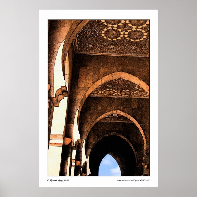 Arabische Architektur Poster (Vorne)
