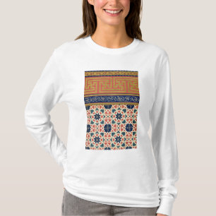 Arabische dekorative Entwürfe (Farbelitho) T-Shirt