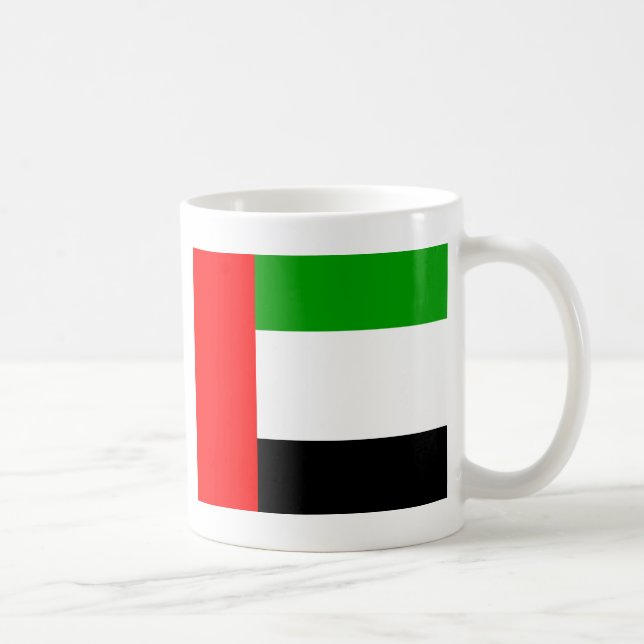 Arabische Emirat-Qualitäts-Flagge Kaffeetasse (Rechts)