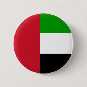 Arabische Emirate-Flaggen-Knopf Button