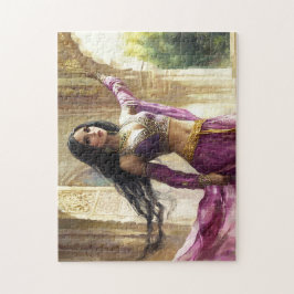 Arabische Fantasy-Prinzessin Kunst Verzauberte Pal Puzzle