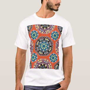 Arabische Fliese, vintage Patchwork-Muster. T-Shirt