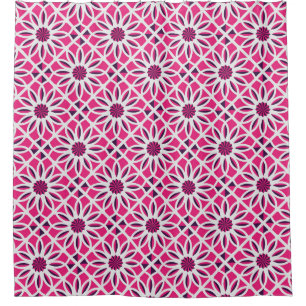 Arabische geometrische Ornamente: nahtlose Textur. Duschvorhang
