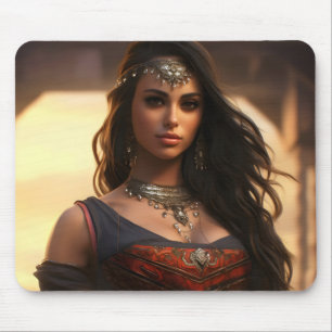 Arabische Girl Oriental Beauty Mousepad