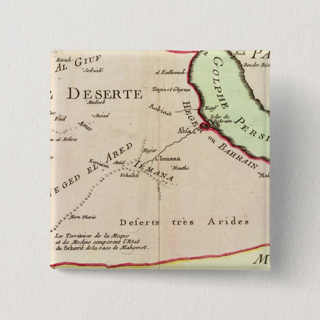 Arabische Halbinsel, Saudi-Arabien Button (Vorderseite)