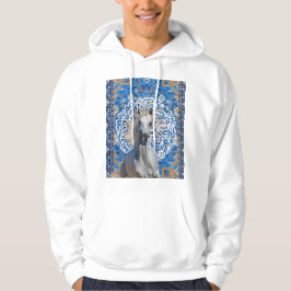Arabische Kalligrafie Pferd Hoodie