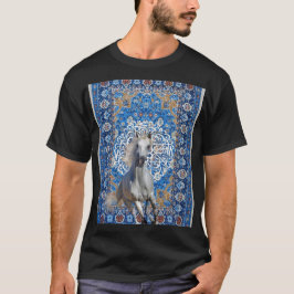 Arabische Kalligrafie Pferd T-Shirt