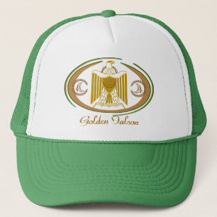 Arabische Kultur Golden Falcon Trucker Hat Truckerkappe