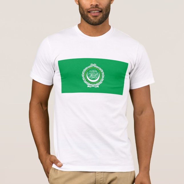 Arabische Liga-Flagge T-Shirt (Vorderseite)