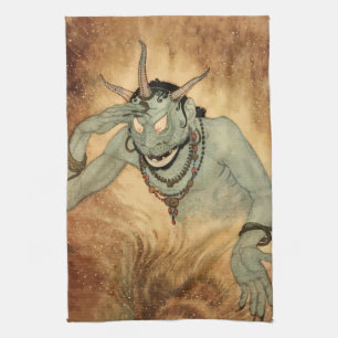 Arabische Nächte Genie von Edmund Dulac Handtuch