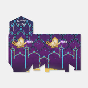 Arabische Nächte Gold Magischer Lampen Party Geschenkschachtel