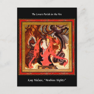 Arabische Nächte: Illustration von Kay Nielsen Postkarte