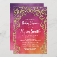 Arabische Nächte Kinderdusche Einladung